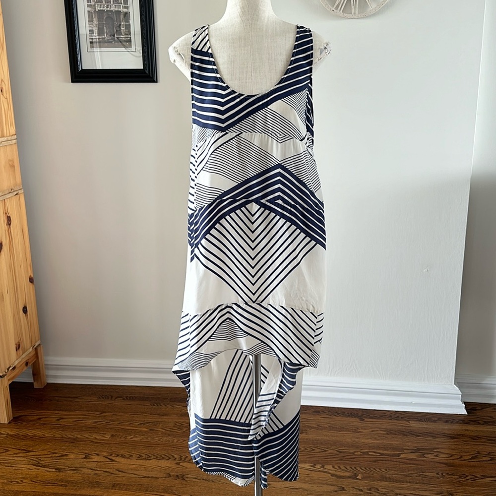 Myne striped silk dress - as is